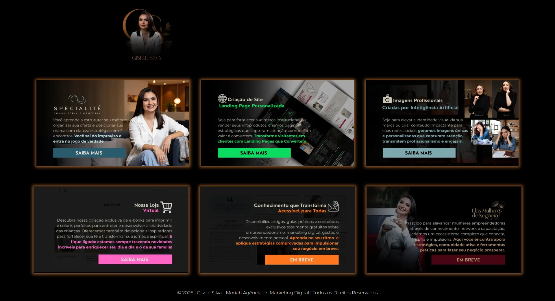 Site Bio Gisele Silva